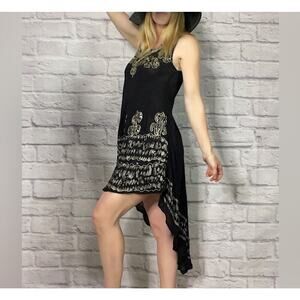 Ocean Breeze gauze and sequin swim cover/dress